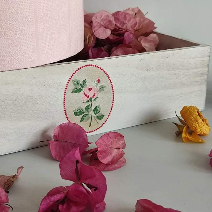 Decoración floral vintage